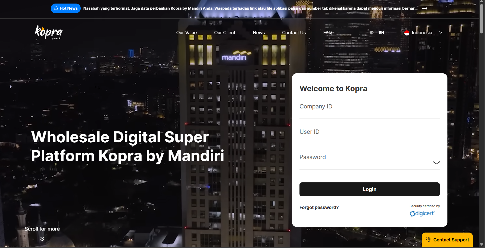 KOPRA 3.0.1 Branch Transactions