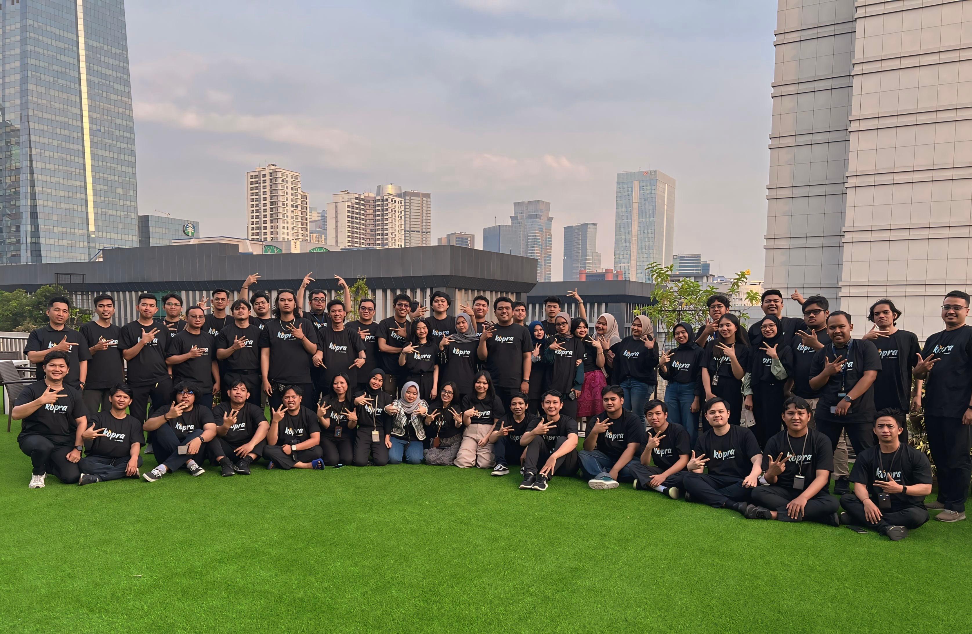 KOPRA Team Group Photo - Bank Mandiri Office